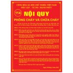 Bảng nội quy phòng cháy chữa cháy gồm những gì? Mẫu nội quy phòng cháy chữa cháy được ưa chuộng nhất!
